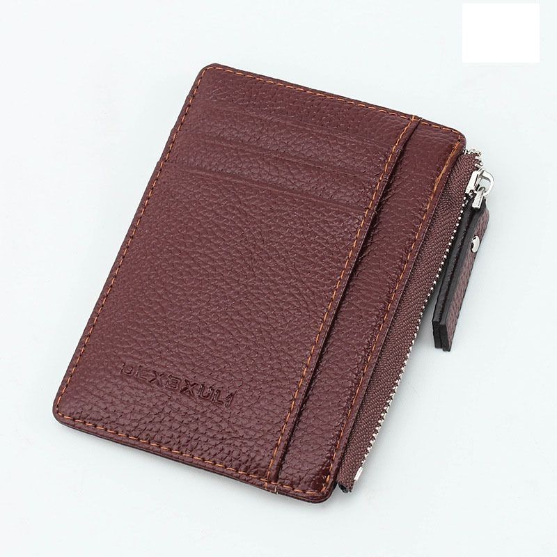 WALLET The Perfect Mens Minimalist Wallet - Dark Brown